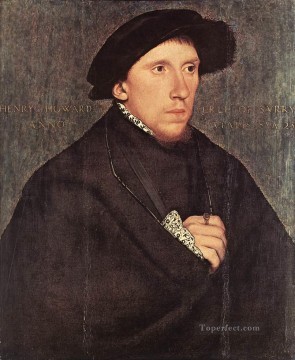 ハンス・ホルバイン一世 Painting - サリー伯爵ヘンリー・ハワードの肖像 ルネッサンス ハンス・ホルバイン二世